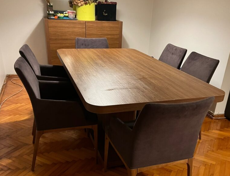 Gizli çekmeceli masa (ikinci el bellona yemek masası)